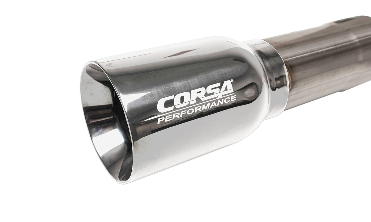 Corsa 2007-2018 Jeep Wrangler JKU 3.6L/3.8L 2.75in Sport Cat-Back Exhaust w/ 4in American Flag Tips - 0