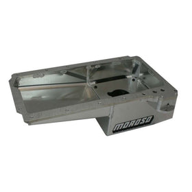 Moroso GM LS/02-15 COPO Camaro (w/Rear Sump) Fabricated Drag Race Baffled 7qt 7.5in Aluminum Oil Pan