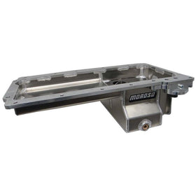 Moroso GM LS/Early F-Body (w/Spin-On Oil Filter Adapter) Road Race Wet Sump 7qt 6in Aluminum Oil Pan