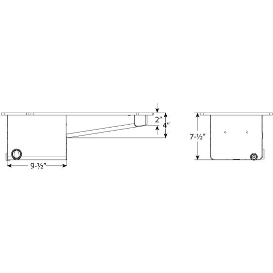OIL PAN, CHRYSLER, 6.2 GEN III HEMI, HELLCAT, ALUMINUM, EXTERNAL WETSUMP