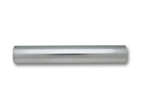 Vibrant .75in O.D. Universal Aluminum Tubing (18in Long Straight Pipe) - Polished