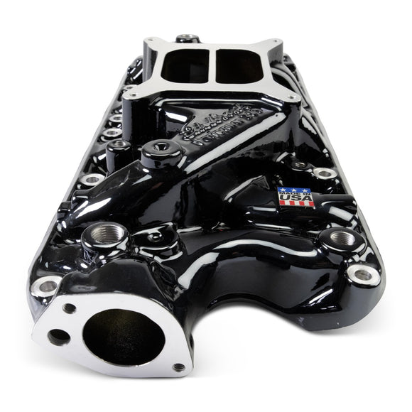 EDELBROCK Edelbrock Performer Intake Manifold for Small-Block Ford, Black Plasma Finish