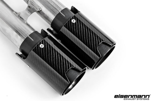 Eisenmann F85 X5M / F86 X6M Performance Exhaust + 4x90mm Carbon Tip Set - Sport