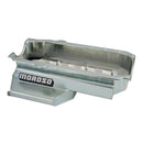Moroso Pre-85 Chevrolet Small Block (w/Passenger Side Dipstick) Wet Sump 6qt 6.5in Steel Oil Pan-1