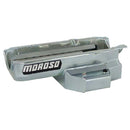 Moroso 86-Up Chevrolet Small Block (w/1 Piece Rear Main Seal) Wet Sump 6qt 6.5in Steel Oil Pan-1