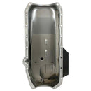 Moroso Pre-80 Chevrolet SBC (w/Driver Side Dipstick) Wet Sump 7qt 7.5in Steel Oil Pan - Black-2