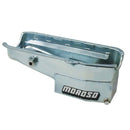 Moroso Pre-80 Chevrolet Small Block (w/1in Inspection Bung) Wet Sump 7qt 7.5in Steel Oil Pan-1