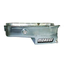 Moroso 80-85 Chevrolet Small Block (w/1in Inspection Bung) Wet Sump 7qt 7.5in Steel Oil Pan-1