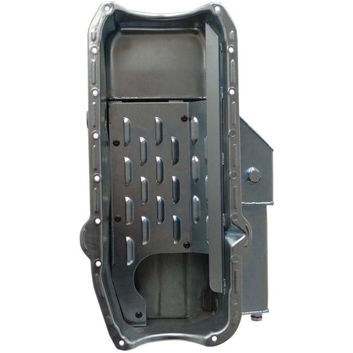 Moroso 80-85 Chevrolet Small Block (w/1in Inspection Bung) Wet Sump 8qt 6.5in Steel Oil Pan - 0