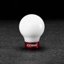 Subaru 6-Speed COBB Knob - White Knob w/ Race Red-1