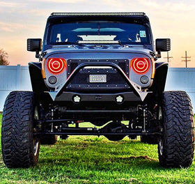 Oracle Jeep JK Hood Mounting Brackets SM/Light Combo SEE WARRANTY