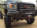 Road Armor 14-15 GMC 1500 Stealth Front Winch Bumper w/Pre-Runner Guard - Tex Blk-2