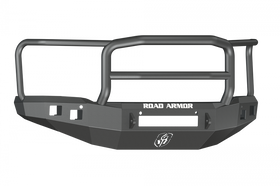 Road Armor 14-15 GMC 1500 Stealth Front Bumper w/Lonestar Guard - Tex Blk