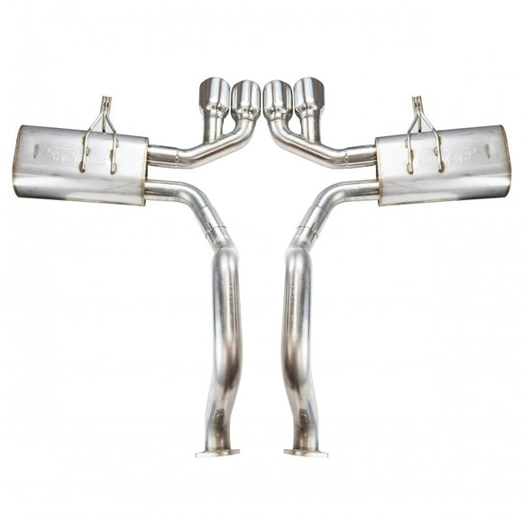 Kooks 3" Axle-Back w/SS tips. 1997-2004 Corvette. Does NOT connect to OEM Exhaust.