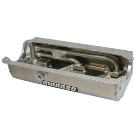 Moroso Donovan H/C 410 Small Block (w/Three Pick Ups) Sprint Car Dry Sump 6.5in Aluminum Oil Pan