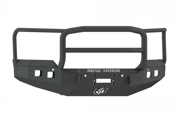 Road Armor 15-19 GMC 2500 Stealth Front Winch Bumper w/Lonestar Guard - Tex Blk