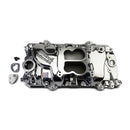 EDELBROCK Performer 2-O Manifold for 1965-90 B/B Chevy Oval Port Heads, Chrome Plasma-2