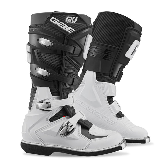 Gaerne GXJ Boot Black/White Size - Youth 7
