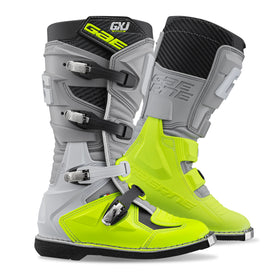 Gaerne GXJ Boot Grey/Fluorescent Yellow Size - Youth 6