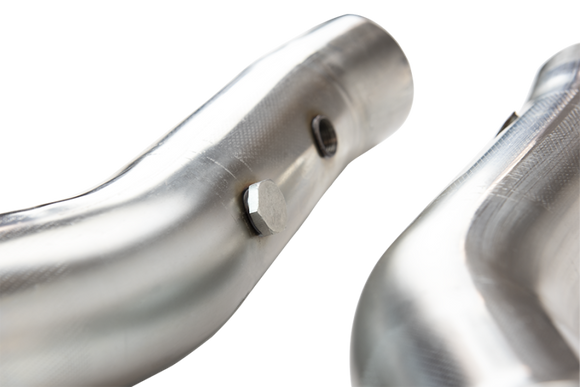 3" SS COMPETITION ONLY X-PIPE. 2014-2019 CORVETTE. CONNECTS TO OEM.