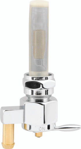Bikers Choice 57-74 XL Chrome Hex Petcock 3/8 NPT Down Outlet