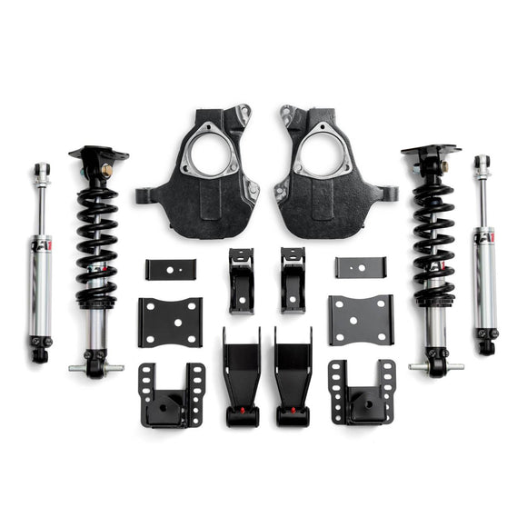 LK22-GMT04 4/6 Lowering Kit, 14-18 Silverado/Sierra 1500, 4WD, Stamped Steel/Aluminum Arms, Double Adjustable