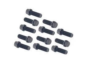 Mr. Gasket Header Bolts -3/8-16 x 1 Inch Hex Head - Black Oxide