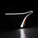 AlphaRex 22-23 Toyota Tundra LUXX-Series Headlights Alpha-Black w/Amber DRL - Req 810029 OR 810030-3