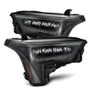 AlphaRex 22-23 Toyota Tundra NOVA-Series Headlights Alpha-Black w/Amber DRL - Req 810029 OR 810030-1