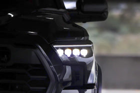 AlphaRex 22-23 Toyota Tundra NOVA-Series Headlights Black w/White DRL - Req 810029 OR 810030 - 0