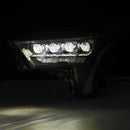 AlphaRex 22-23 Toyota Tundra NOVA-Series Headlights Black w/White DRL - Req 810029 OR 810030-5