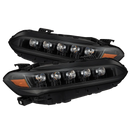 AlphaRex 22-25 Honda Civic NOVA LED Headlights - Alpha Black-1