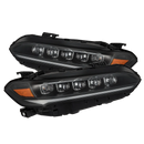 AlphaRex 22-25 Honda Civic NOVA LED Headlights - Black-1