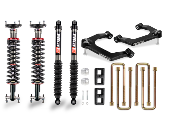 Cognito 19-24 Chevy/GMC Silv/Sierra 1500 2WD/4WD 3in Perf Leveling Lift Kit w/ Elka 2.0 IFP Shocks