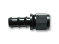 Vibrant -4AN Push-On Straight Hose End Fitting - Aluminum