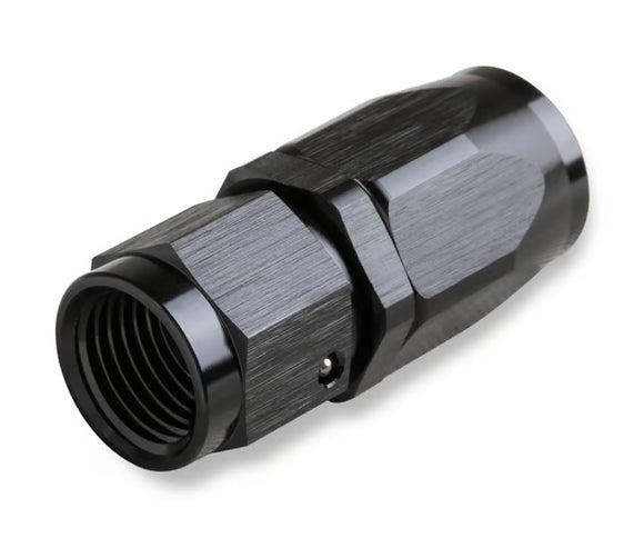 Mr. Gasket -12 AN Straight Swivel Hose End - Black
