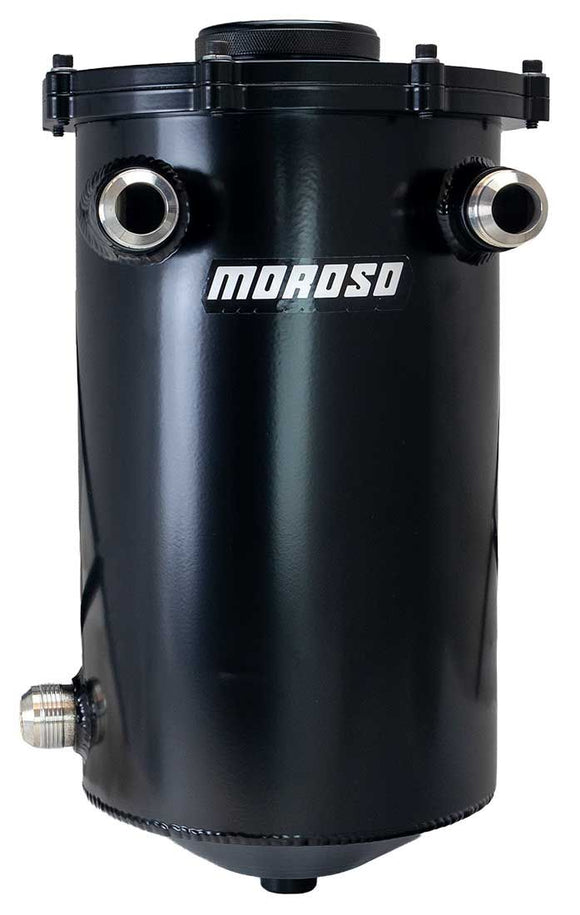 DRY SUMP TANK, SPLIT TOP, 16 IN TALL, 8 IN DIA., MMPS, BLACK POWDER COAT