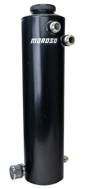 DRY SUMP TANK, SPRINT CAR, 6 INCH DIA, 24 INCH TALL, BLACK POWDER COAT - 0