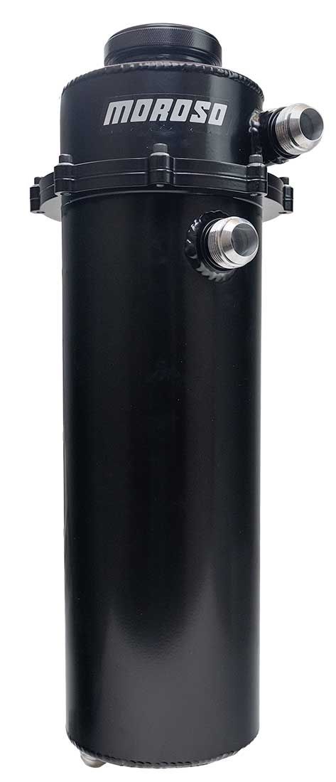 DRY SUMP TANK DRAG 2 PIECE 6 IN. DIA, BLACK POWDER COAT