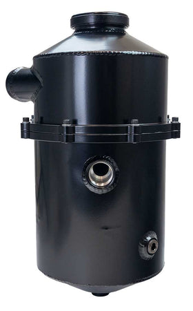 DRY SUMP TANK, 2 PC 60 40 SPLIT, 16.5 IN TALL, 8 IN DIA, PROMOD, BLACK POWDER COAT - 0