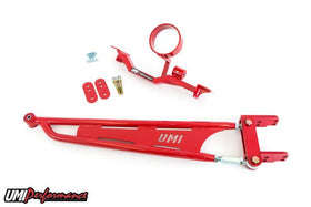 UMI Performance 93-02 GM F-Body Tunnel Mounted Trq. Arm- LT Headers w/ Loop- CrMo - Red