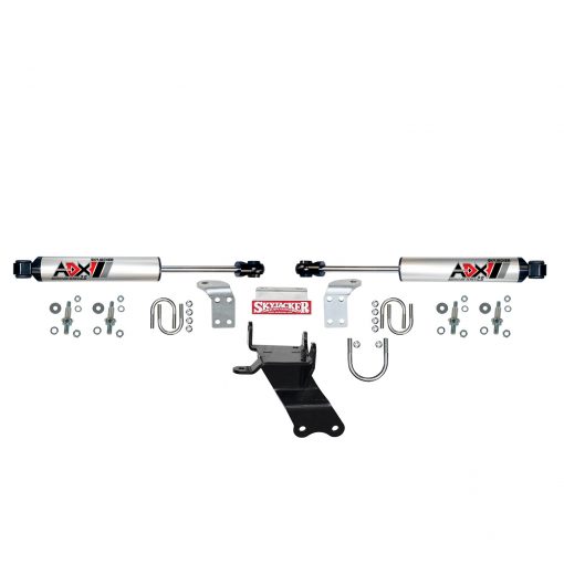 Skyjacker 18-24 Jeep Gladiator JL ADX 2.0 Dual Stabilizer Kit w/ CNC Machined Polished Alum.