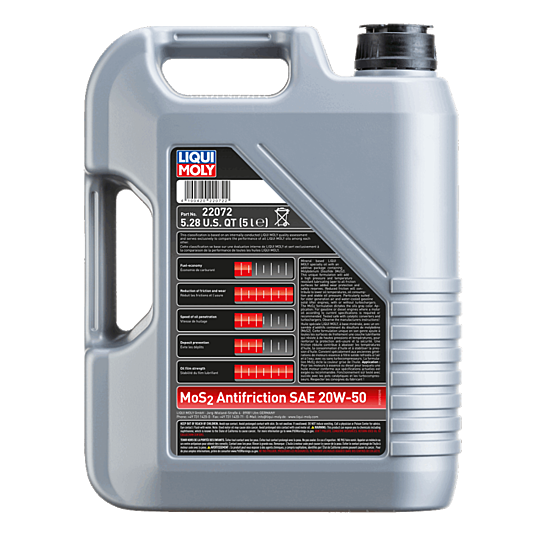 MoS2 Antifric­tion Motoroil SAE 20W-50 5L LM22072