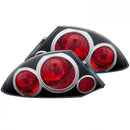 ANZO 2000-2005 Mitsubishi Eclipse Taillights Black-1