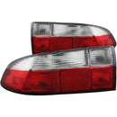 ANZO 1996-1999 BMW Z3 Taillights Red/Clear-1