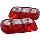 ANZO 1996-2002 Mercedes Benz E Class W210 Taillights Red/Clear G2-1