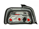 ANZO 1992-1998 BMW 3 Series E36 Sedan Taillights Red/Smoke-2