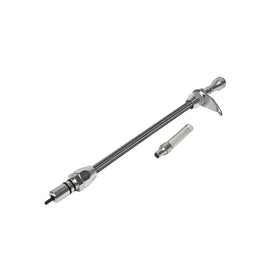 B&M AUTOMATIC TRANSMISSION DIPSTICK & TUBE - BILLET ALUMINUM/STAINLESS STEEL BRAIDED