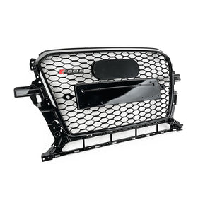 RS Style Grille for 8R Facelift Audi Q5 - Black with Black Surround - 0