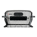RS Style Grille for 8R Facelift Audi Q5 - Black with Black Surround-1